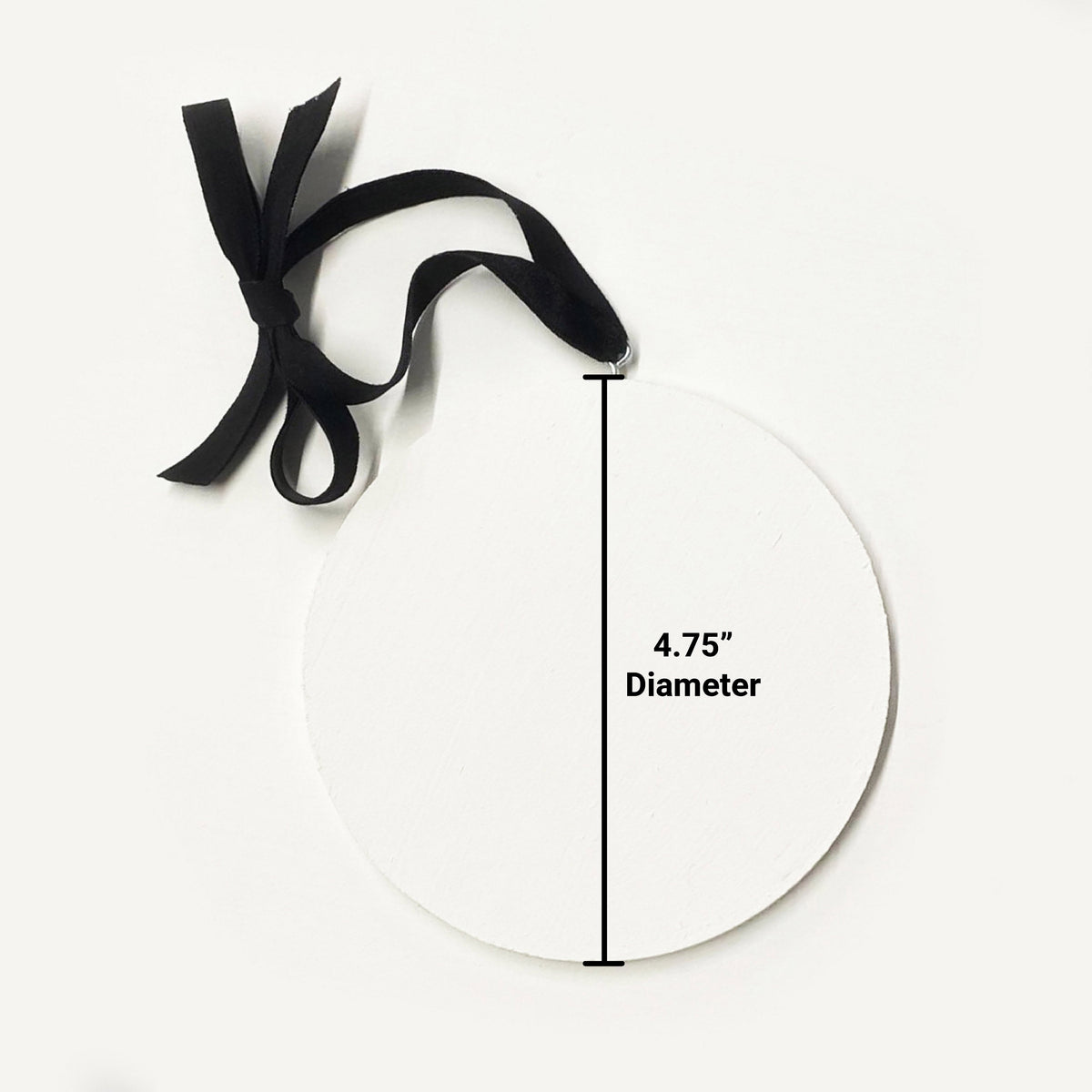 Let It Snow Wooden Ornament