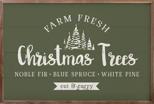 Farm Fresh Christmas Trees Wall Art