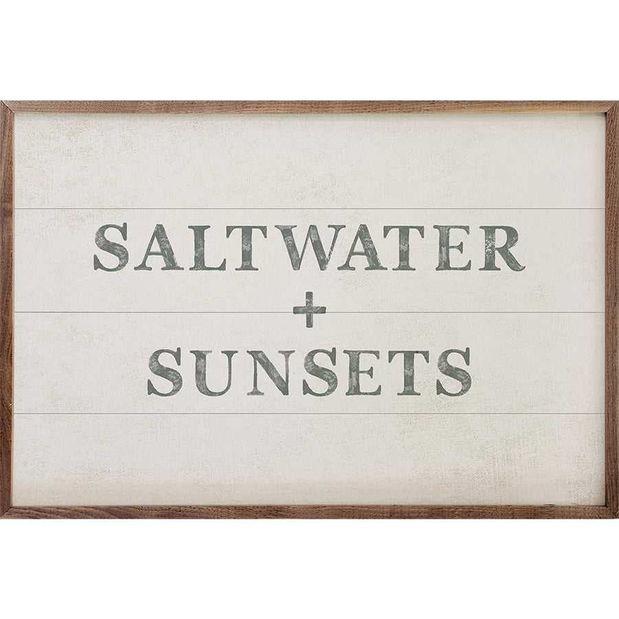 Saltwater And Sunsets