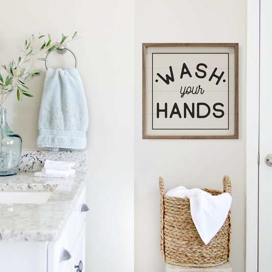 Bathroom Rules I White By WA