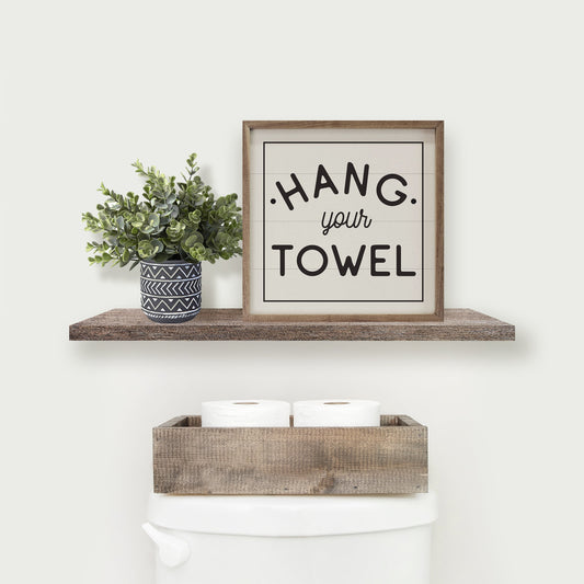 Bathroom Rules II White By WA