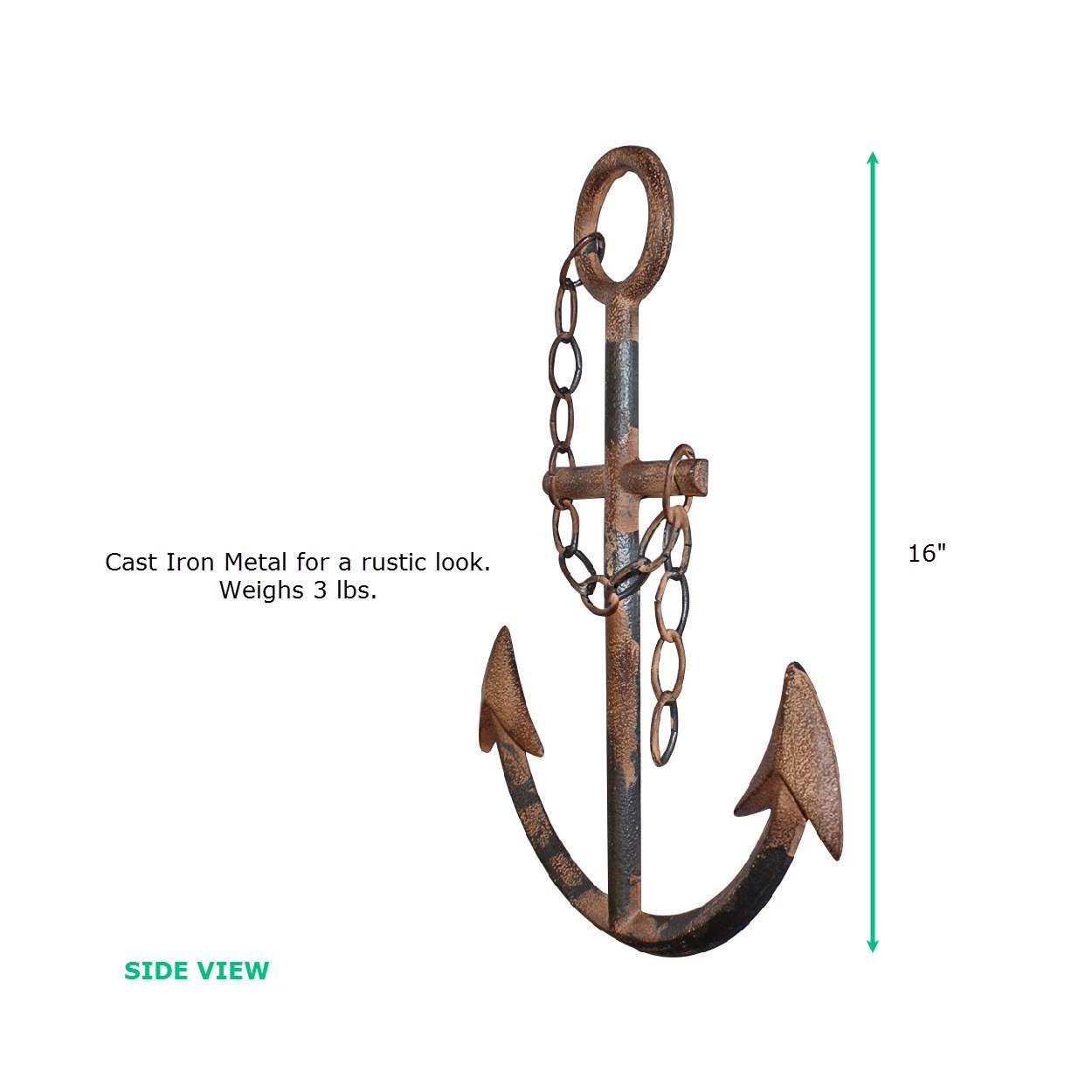 Rustic Nautical Anchor Wall Decor