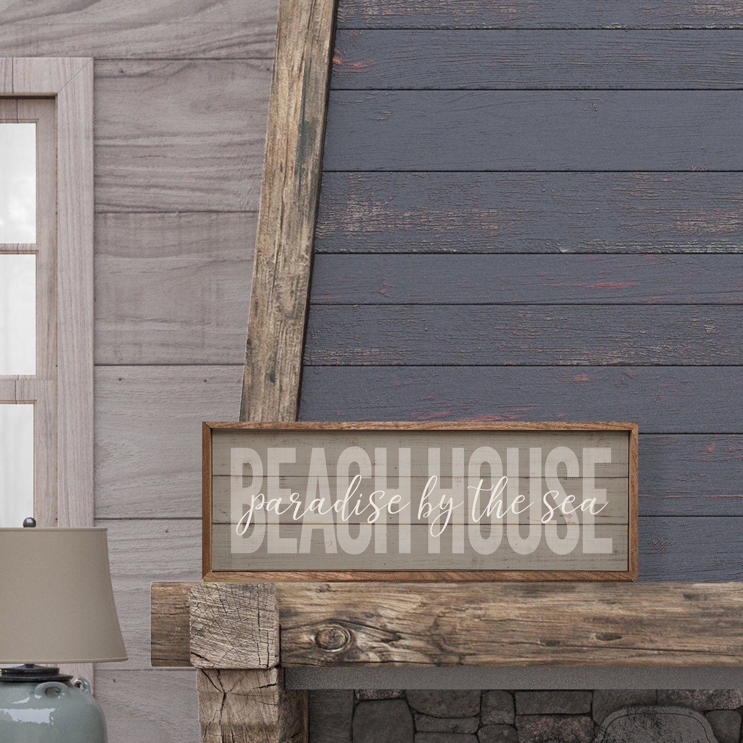 Beach House Paradise By The Sea Gray