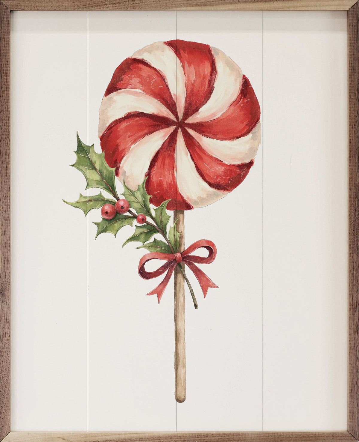 Christmas Lollipop Wall Art