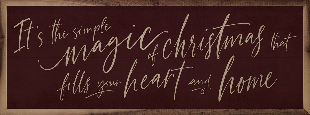 The Simple Magic Of Christmas Wall Art