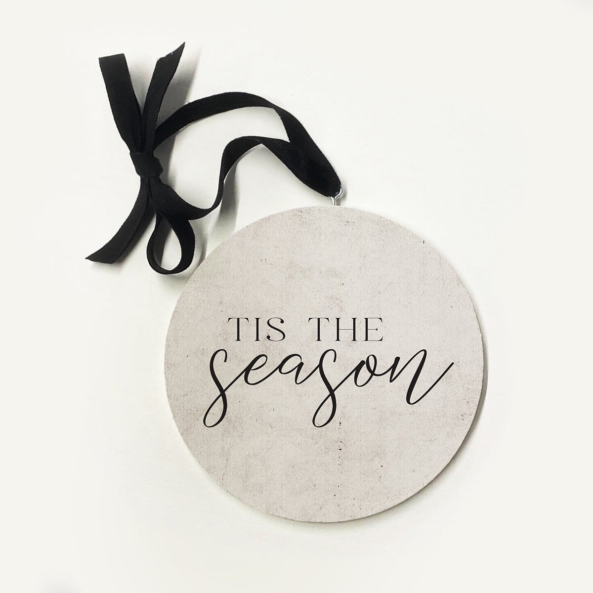 Tis The Season White Ornament