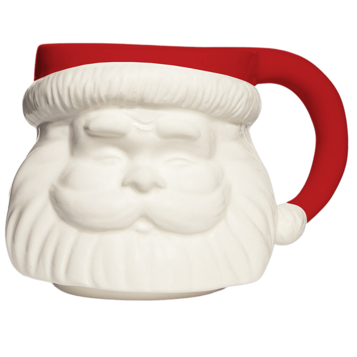 Red Hat Santa 19 oz Figural Coffee Mug