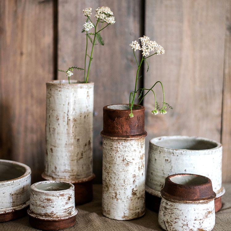 Rustic Handmade Ceramic Vase Collection