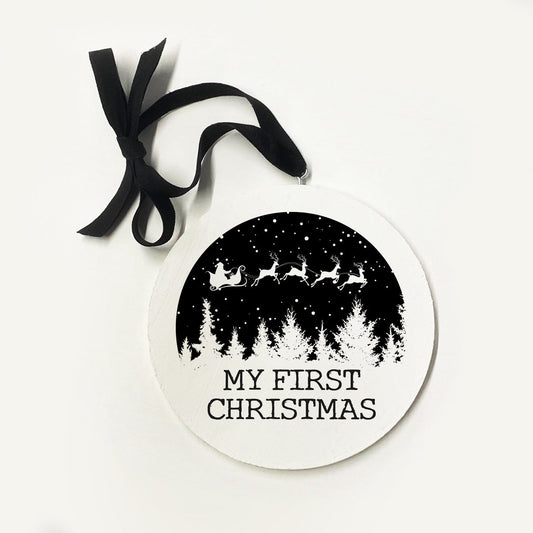 My First Christmas Sleigh Ornament