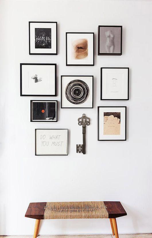 Rustic Cast Iron Skeleton Key Wall Decor